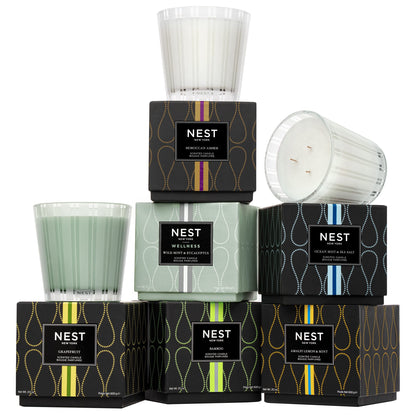 NEST New York Santorini Olive & Citron Scented 3-Wick Candle