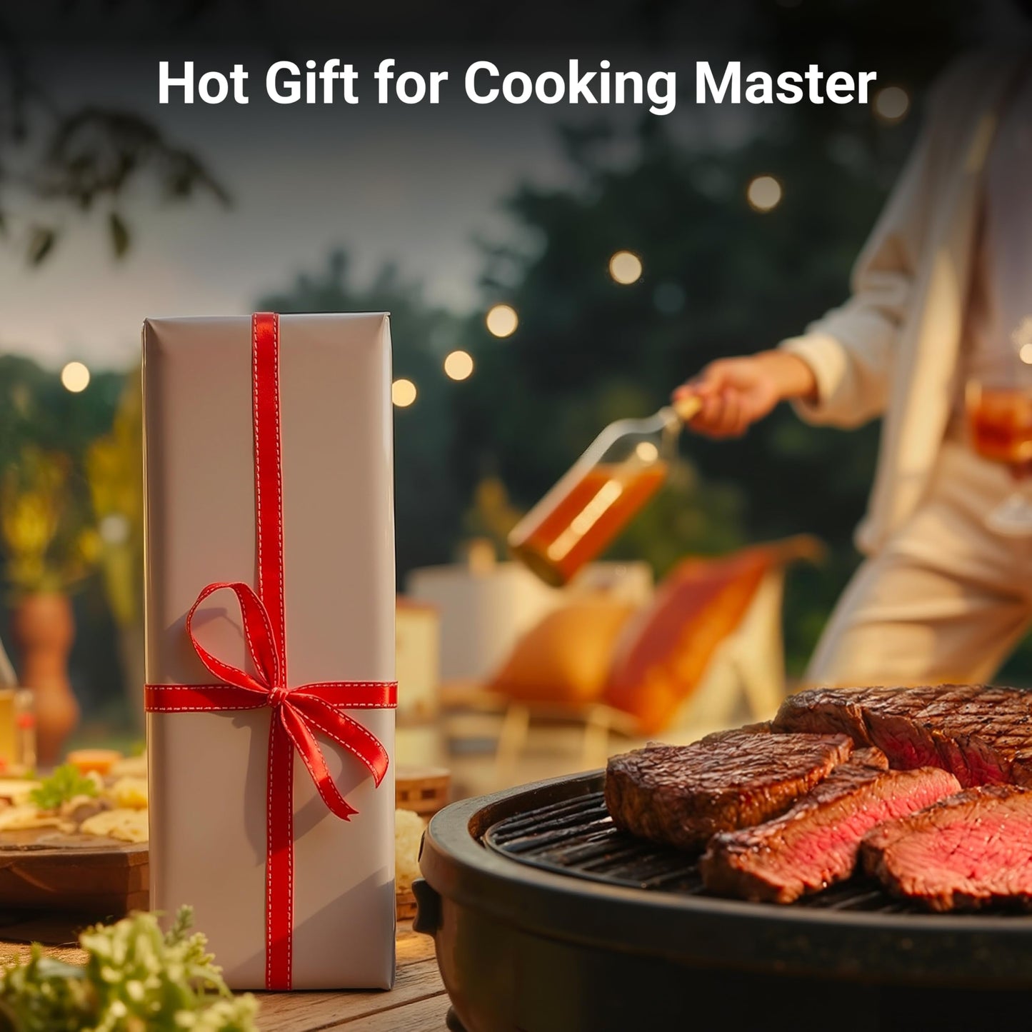 ThermoMaven Propane Torch with One-Touch Max Fire, Cooking Blow Torch Gun with a Safety Lock, Charcoal Lighter, Flame Thrower, Kitchen Food Torch Head for Grill, Sous Vide, BBQ (Tank Not Included)