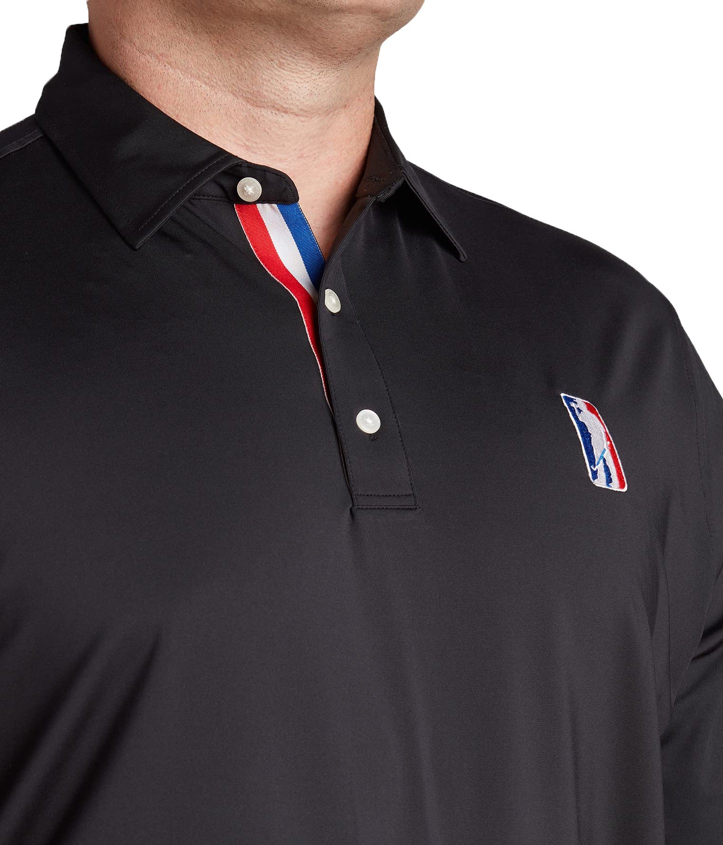 U Suck at Golf Men’s Golf Polo - Dry Fit Golf Polo Shirts for Men - High Performance Golf Club Apparel Company (Amatuer Tour Black, Medium)