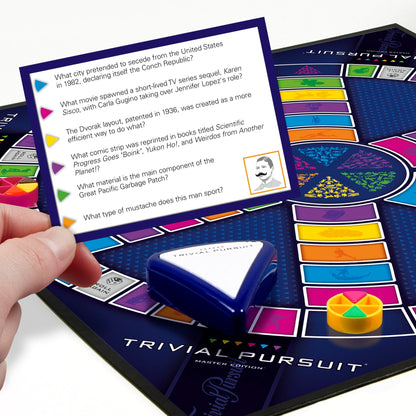 Hasbro Gaming Trivial Pursuit Master Edition Trivia Game, Board Games for Adults and Teens, Includes Electronic Timer, Trivia Games for 2 to 6 Players, Ages 16 and Up (Amazon Exclusive)