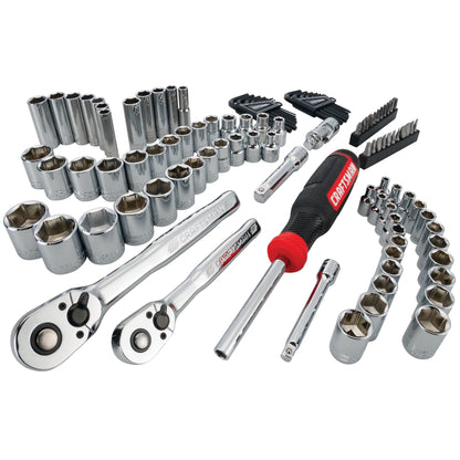 CRAFTSMAN Mechanic Tool Set, 104 Pieces, Includes 20.5” Drawers, 3-Compartments (CMMT45068)