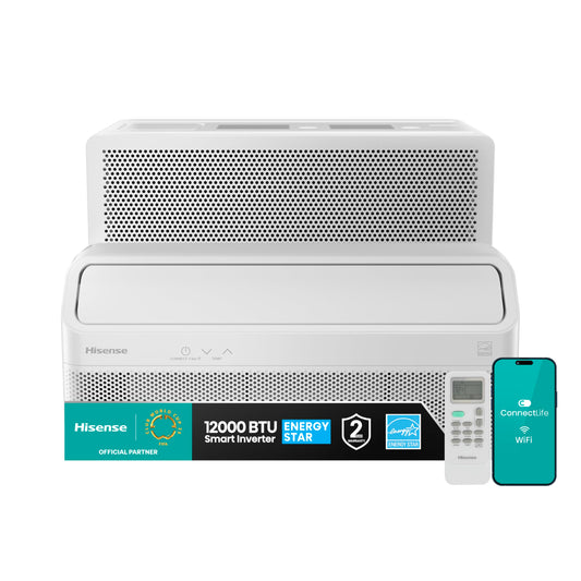 Hisense AWL1225TW1W Window Air Conditioner, 12,000 BTU, White