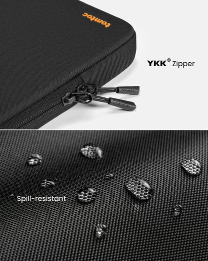 tomtoc 360 Protective Laptop Sleeve for 14-inch MacBook Pro M4/M3/M2/M1 Pro/Max A3112 A3401 A3185 A2992 A2918 A2779 2024-2021, Water-Resistant Case Bag with Accessory Pocket for 13.8 Surface Laptop 7