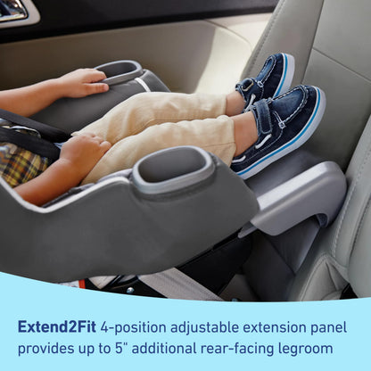 Graco Extend2Fit Convertible Car Seat, Gotham
