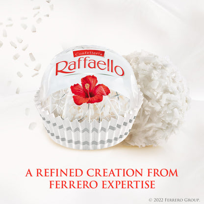 Raffaello, Bulk 6 Pack, 15 Count, Premium Gourmet White Almond, Cream and Coconut, Perfect for Holiday Gift Baskets, 5.3 oz Each