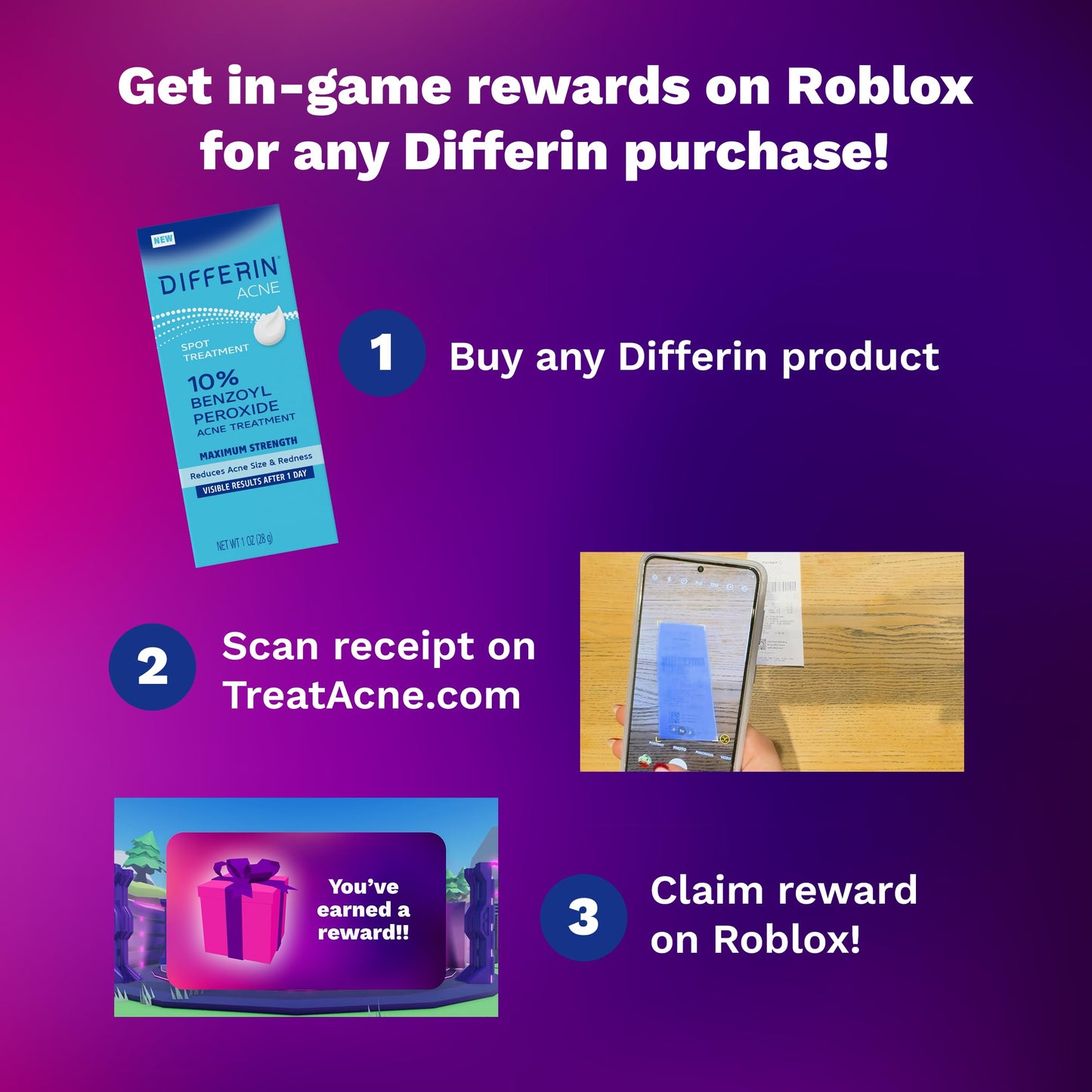 Differin Acne Treatment Gel, 60 Day Supply, Retinoid Treatment for Face with 0.1% Adapalene, Gentle Skin Care for Acne Prone Sensitive Skin, 15g Tube (Pack of 2) (Packaging May Vary)