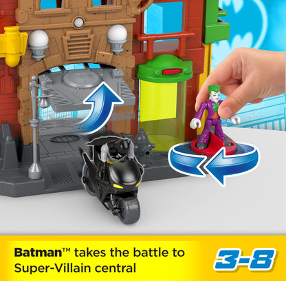 Fisher-Price Imaginext DC Super Friends Batman Toy, Crime Alley Playset with Figures & Accessories for Preschool Kids Ages 3+ Years (Amazon Exclusive)