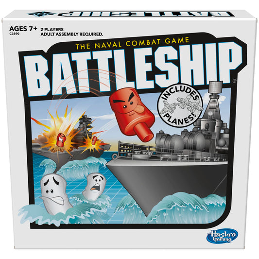 Hasbro Gaming Battleship with Planes | 2-Player Strategy Board Games for Kids for Boys & Girls | Ages 7+ (Amazon Exclusive)