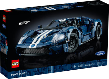 LEGO Technic 2022 Ford GT 42154 Car Model Kit for Adults to Build, Collectible Set, 1:12 Scale Supercar with Authentic Features, Gift Idea That Fuels Creativity and Imagination