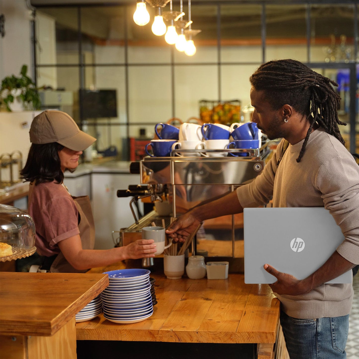 HP Latest 15.6" FHD Laptop with Microsoft Office | Intel 13th 8 Cores i3 CPU (Beat 11th i5) | 16GB RAM | 256GB SSD | AI Copilot Key | Fingerprint Reader | Wi-Fi 6 | Windows 11 | No Mouse