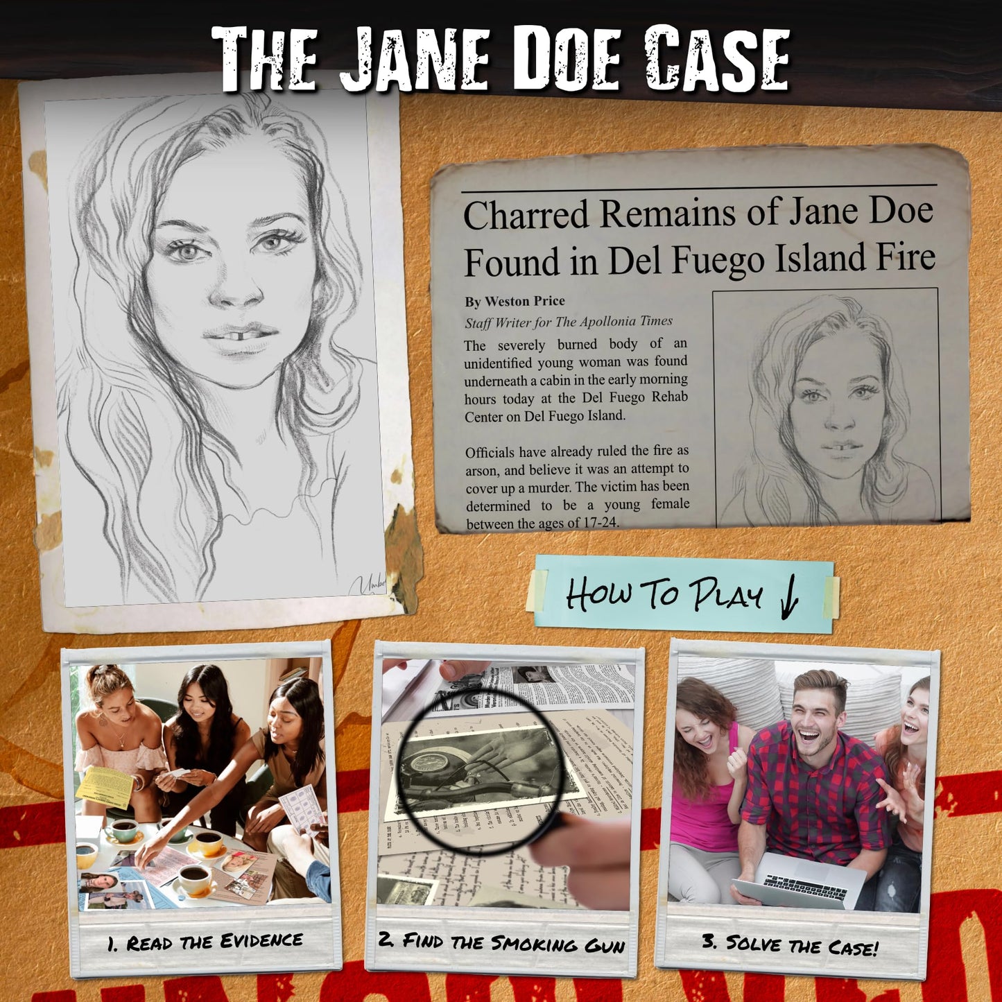 Unsolved Case Files | Doe, Jane - Cold Case Murder Mystery Game - Can You Solve The Crime? Who Killed Jane Doe?