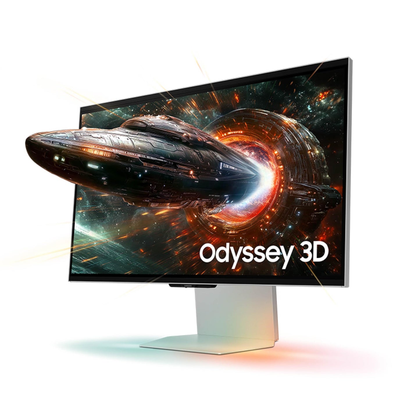 SAMSUNG 27-inch Odyssey 3D G90XF + $300 Amazon Gift Card, 4K, 165Hz, Gaming Monitor, 1ms Response Time, AMD FreeSync™ Premium, Ergonomic Stand, LS27FG900XNXZA, 2025