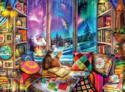 Buffalo Games - Aimee Stewart - Winter Reading Nook - 1000 Piece Jigsaw Puzzle for Adults Challenging Puzzle Perfect for Game Nights - Finished Puzzle Size is 26.75 x 19.75