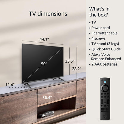 Amazon Fire TV 50" Omni Series 4K UHD smart TV, hands-free with Alexa