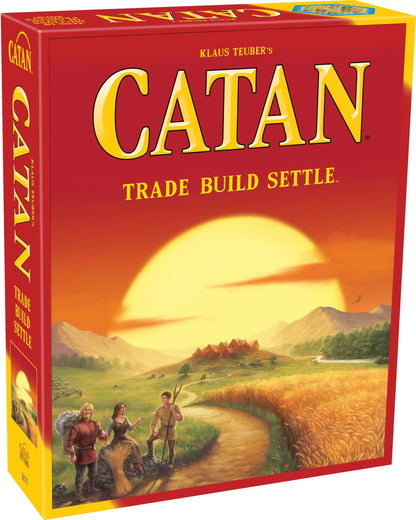 CATAN Board Game - Embark on a Journey of Discovery and Trade! Civilization Building Strategy Game, Family Game for Kids & Adults, Ages 10+, 3-4 Players, 60-90 Minute Playtime, Made by CATAN Studio