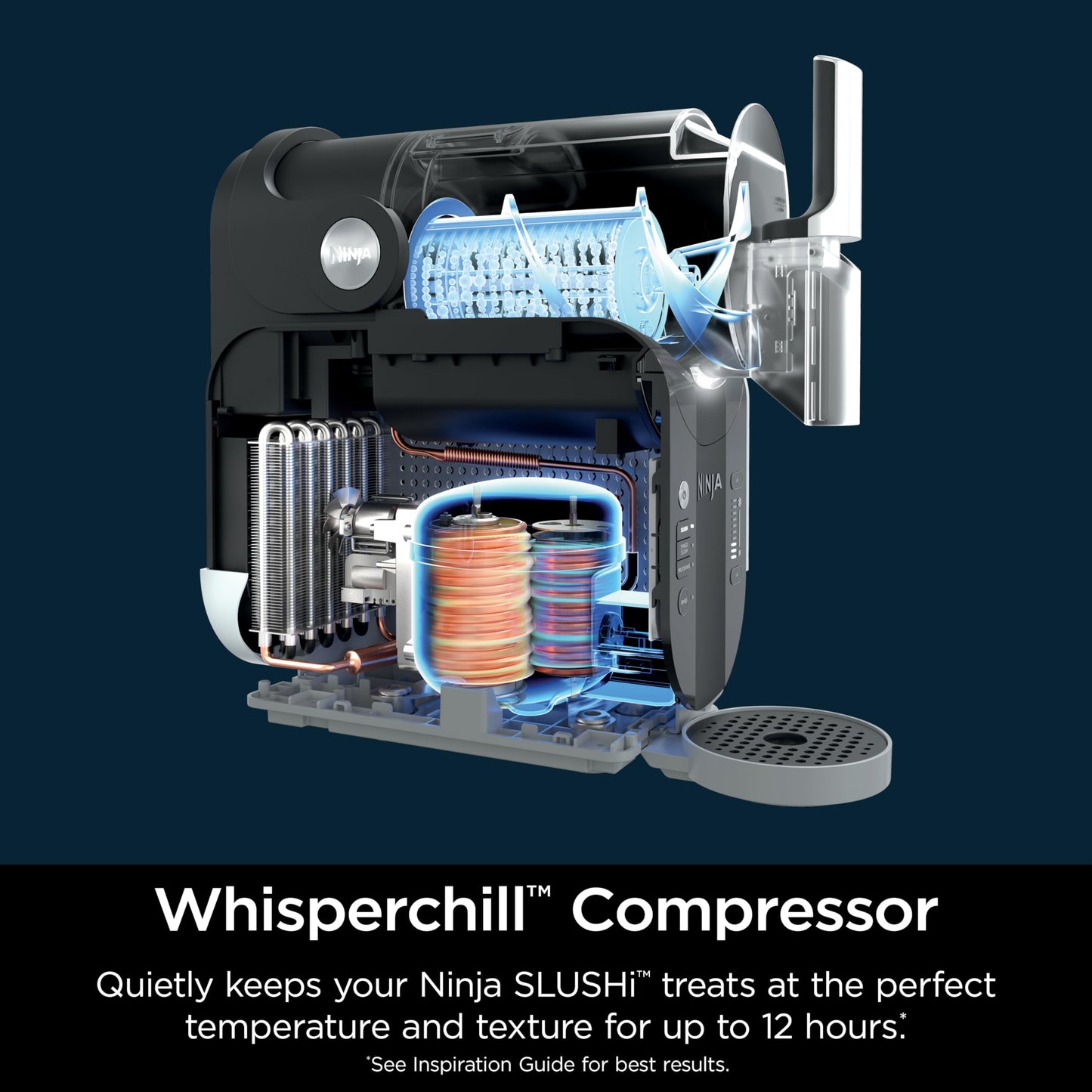 Ninja SLUSHi Professional Frozen Drink Maker with RapidChill Technology, 88 oz. Frozen Drink & Slushie Machine, 5 Preset Programs, Frozen Margaritas, Frappés, and More, Orange Mango, FS301OR