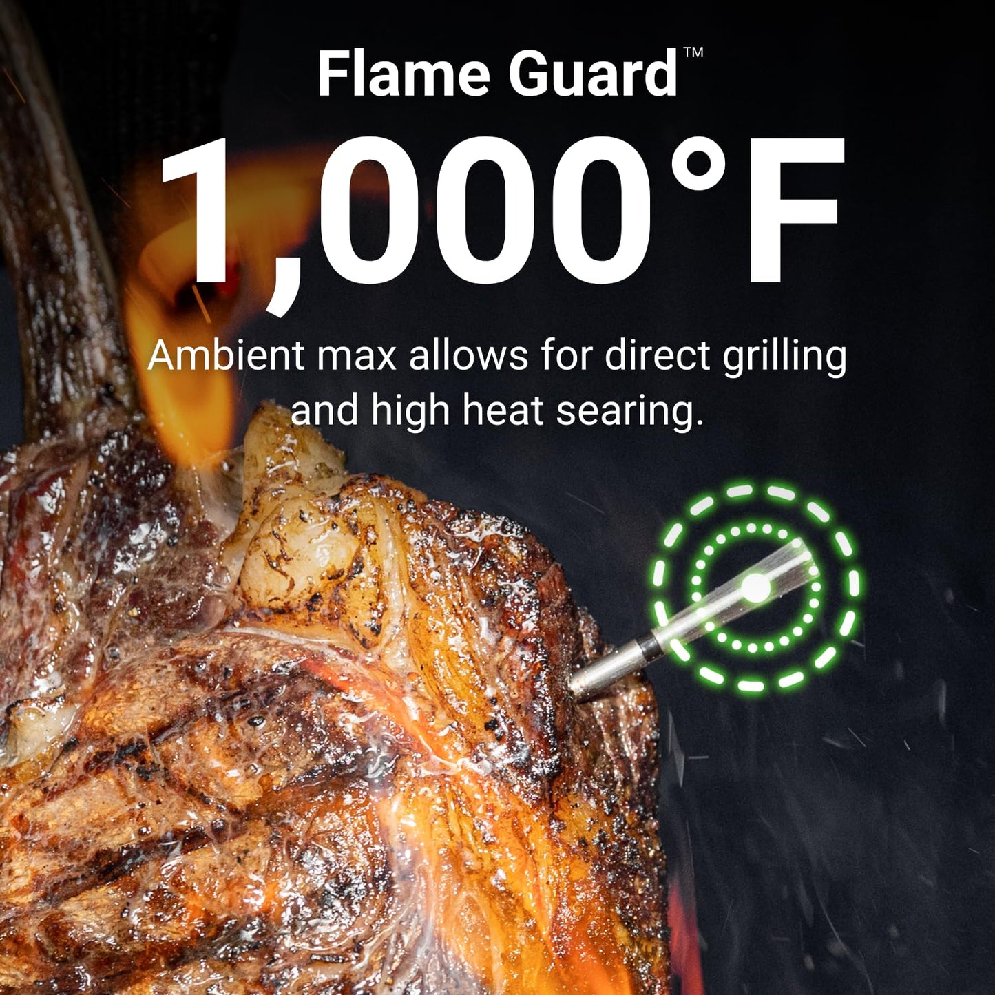 MEATER Pro: Smart Bluetooth Wireless Meat Thermometer Digital | 1000°F Heat Resistance | Long Range | Certified Accuracy | BBQ, Oven, Grill, Smoker, Air Fryer, Deep Fryer | 50+ Recipes in App