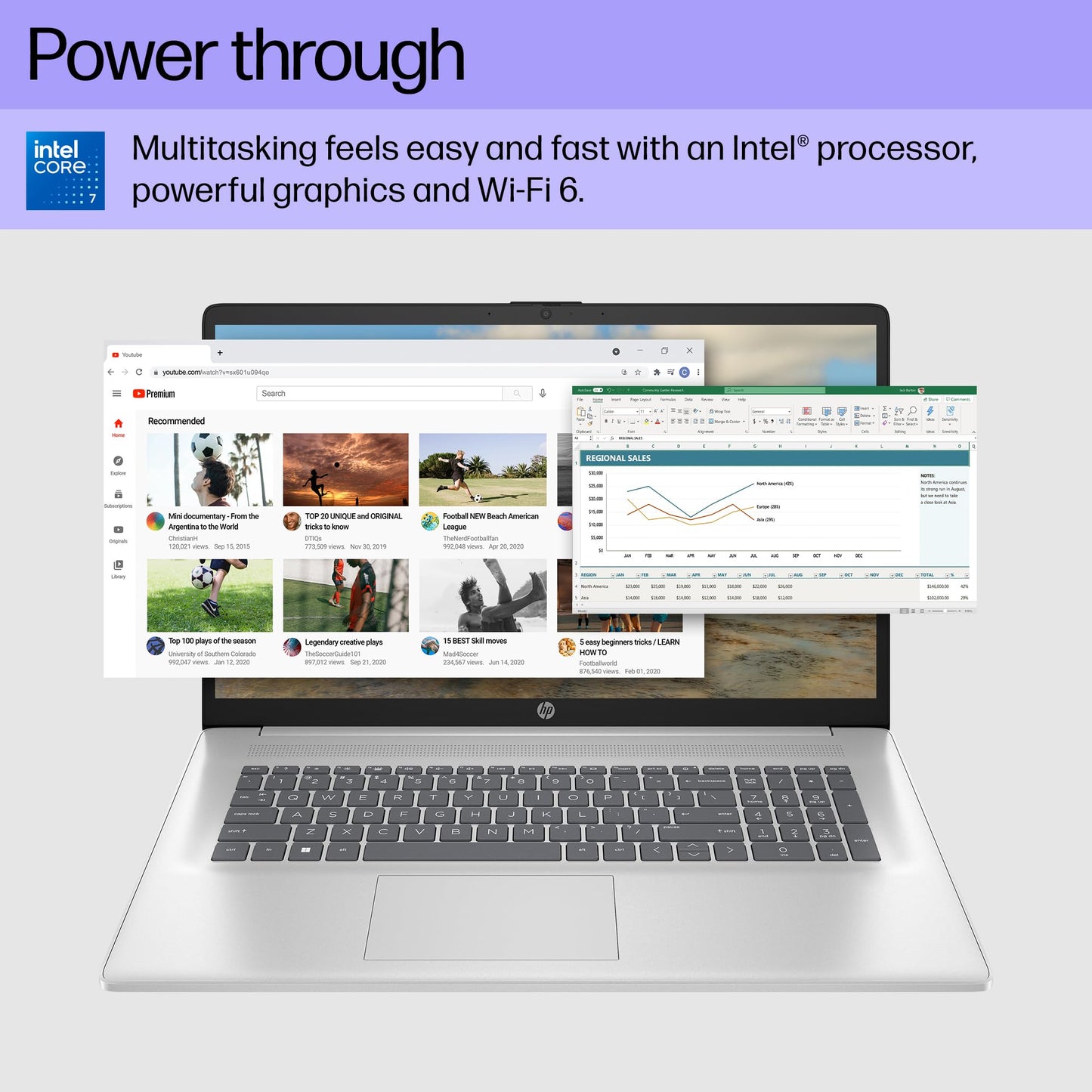 HP 17 Laptop, 17.3" HD+ Touchscreen, Core 7 150U Processor, 64 GB RAM, 2 TB SSD, Intel Graphics, Backlit Keyboard, Long Battery Lifew, Windows 11 Pro & Office Pro Lifetime License, w/Accessories