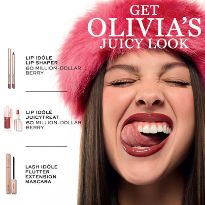 Lancôme Lip Idôle JuicyTreat Oil-in-Gloss -24HR Hydrating Gloss with Squalane for Instant Shine - 10 PINK ÔH LA LA