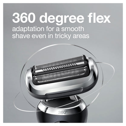 Braun Series 7 7091cc Flex Electric Razor for Men, Black