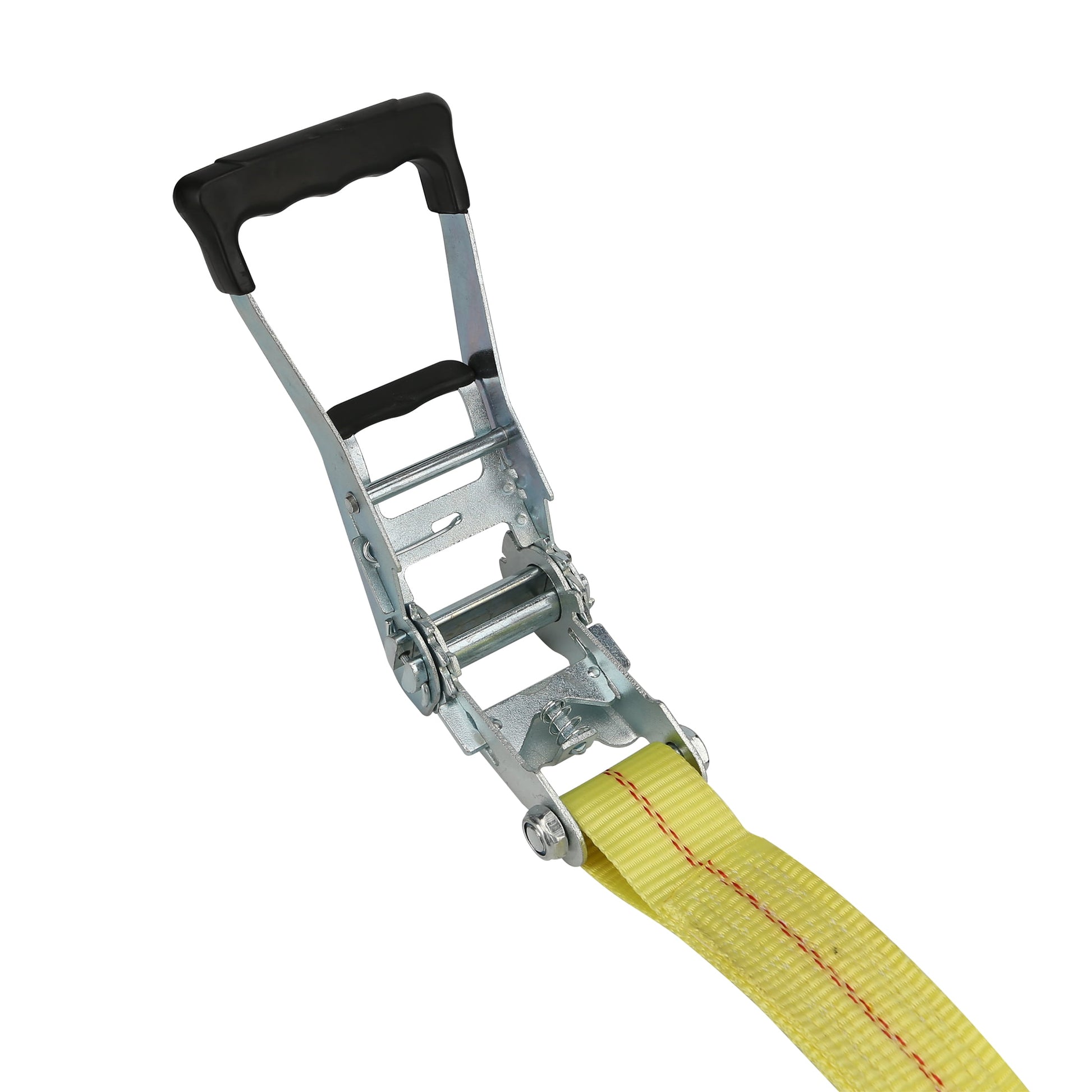 Hyper Tough Brand 2”x27" Tie down Straps with over Size  Ratchet Handle 3333lbs, Work Load with DJ-Hooks Single Pack