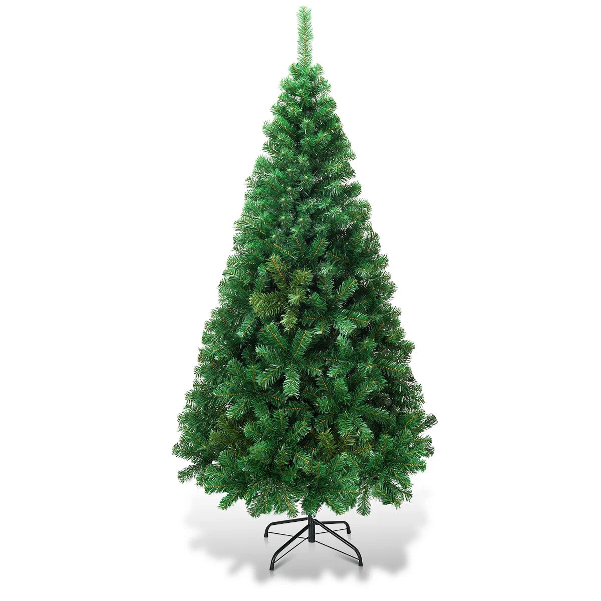 Costway 5Ft Artificial PVC Christmas Tree Stand Indoor Outdoor Green