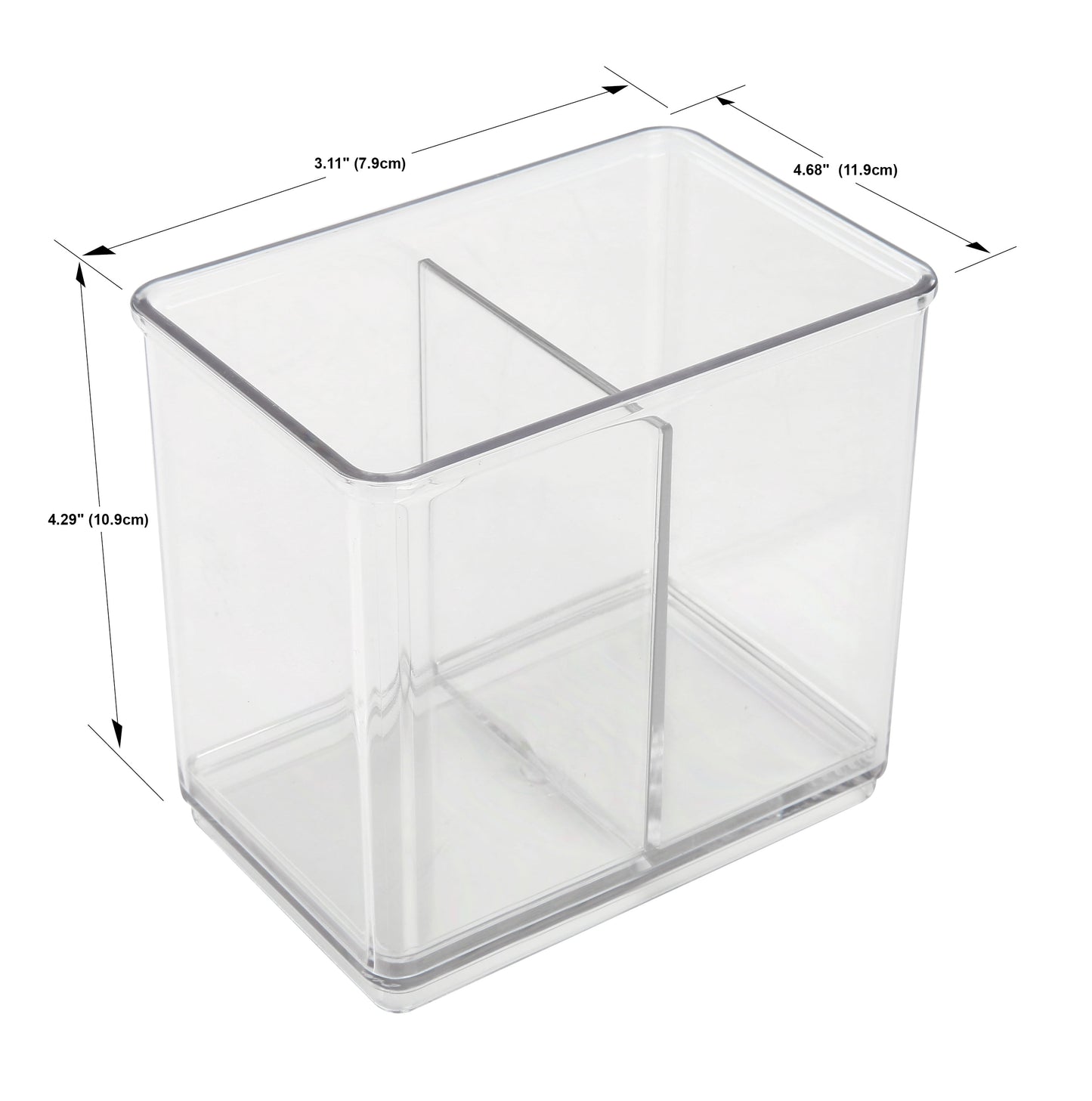 The Home Edit 4-Piece Office Desktop Edit Clear Plastic Storage System