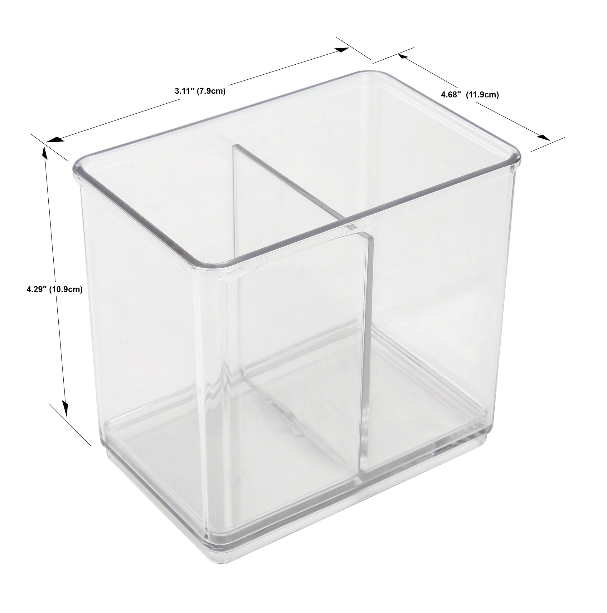 The Home Edit 4-Piece Office Desktop Edit Clear Plastic Storage System