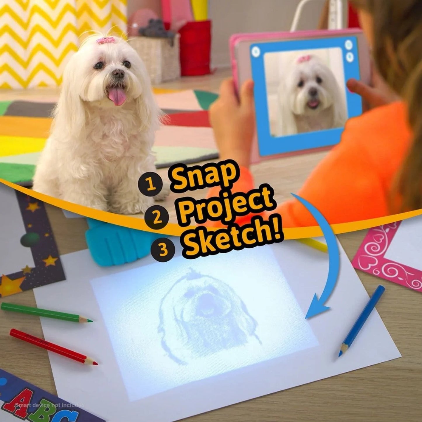 smART Sketcher 2.0 Projector, Drawing Projector for Kids, Art Projector for Tracing, Art Supplies for Kids 5+