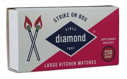 Diamond Tan Kitchen Matches, Large Strike On Box Matches, 250 Ct