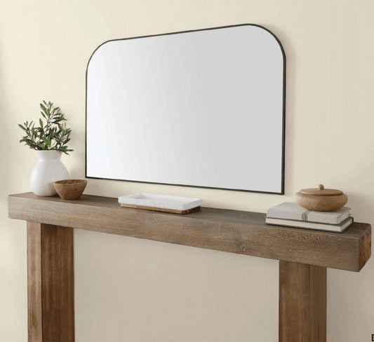 Mainstays 36"x24" Mantel Wall Mirror, Black