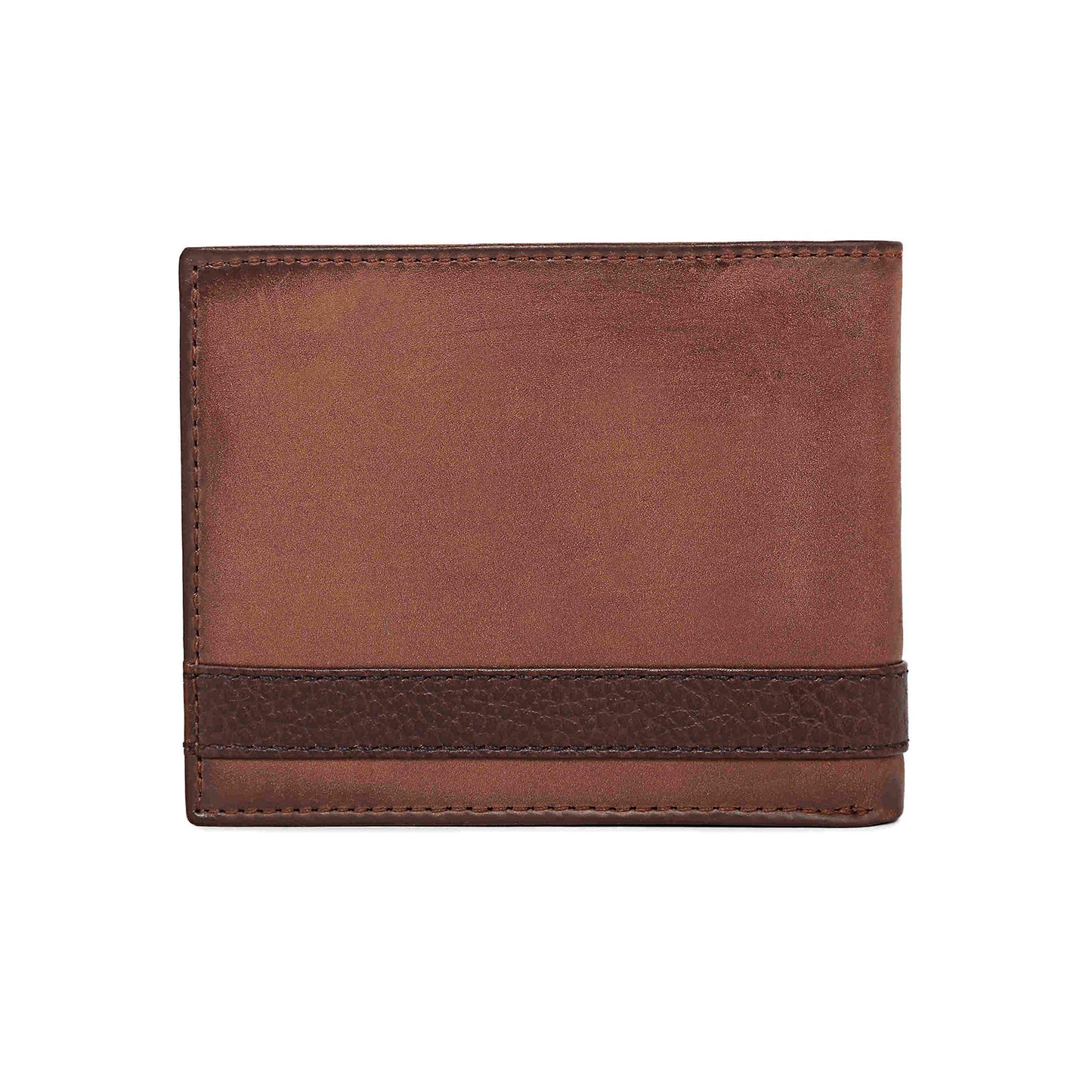 Fossil Men's Quinn Leather Bifold with Flip ID Wallet, Brown, (Model: ML3644200)