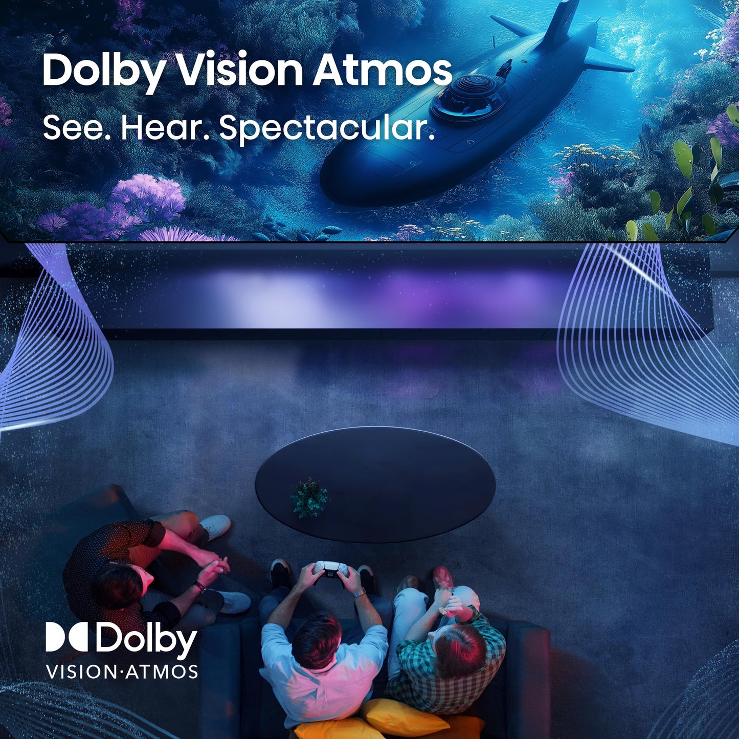 Hisense 43" E6 Cinema Series QLED 4K UHD Smart Fire TV (43E6QF, 2025 Model) - QLED, AI Light Sensor, Dolby Vision · Atmos, Voice Remote with Alexa, Motion Rate 120, HDR 10+ Adaptive, Game Mode Plus