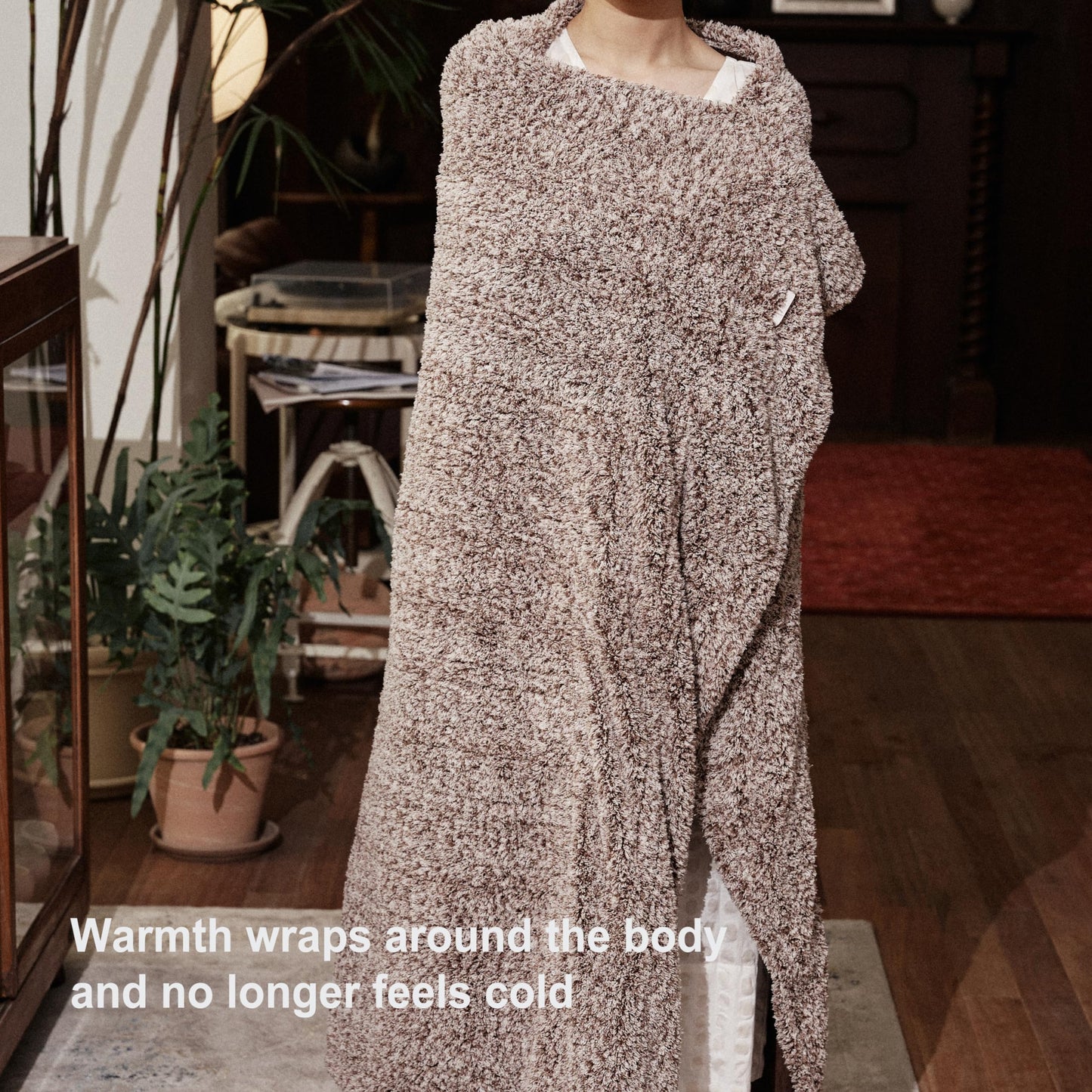 Templewet Heated Blanket Electric Throw 50" x 60" -Heated Throw Blanket with 5 Heating Levels & 3 Hours Auto Off,Machine Washable,ETL & FCC Certification,Over-Heat Protect（Racoon）