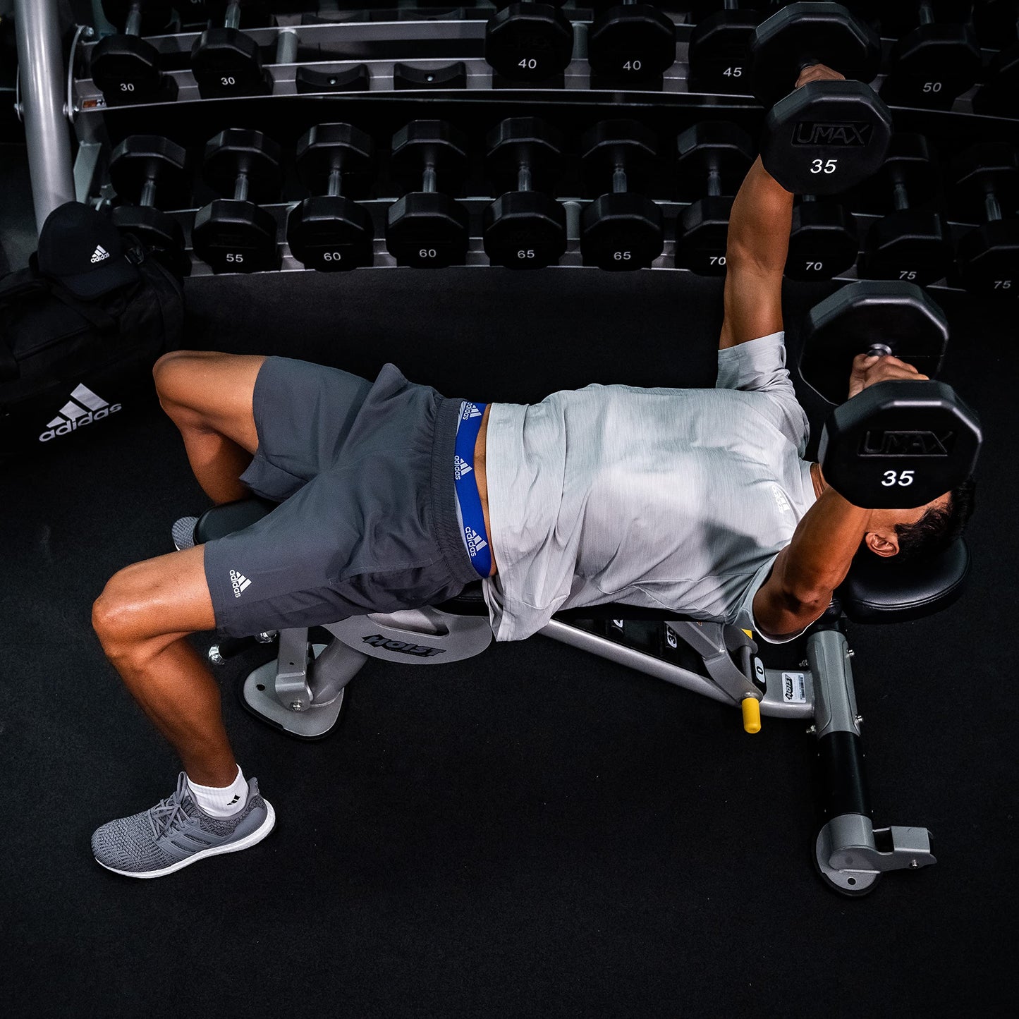 adidas Men's Athletic 6-Pack, Cushioned Crew Socks with Arch Compression for a Secure Fit, White/Black, Large