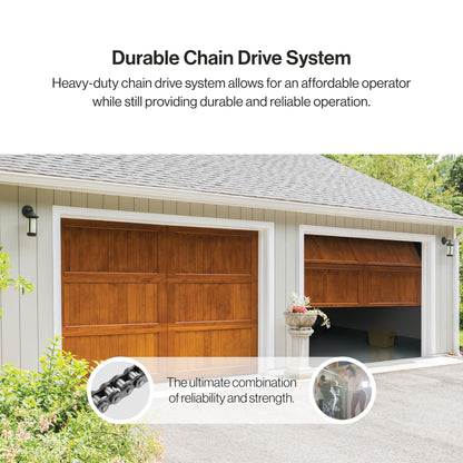 Genie Chain Drive 550 Garage Door Opener, Heavy Duty Chain Drive Opener, Model 2035-TKO