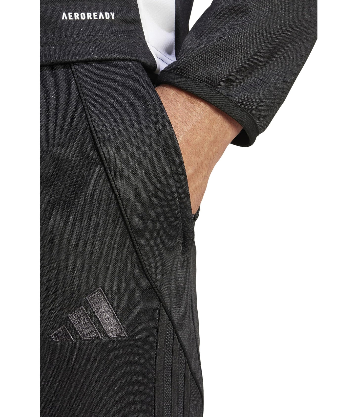 adidas Men's Tiro 24 Soccer Tracksuit Pants, Black/Black