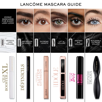 Lancôme Monsieur Big Mascara – Instant Volume Mascara with False Lash Effect – Up to 12x More Volume & 24-Hour Wear - Volumizing & Lengthening Mascara - Smudge & Flake Free – Black