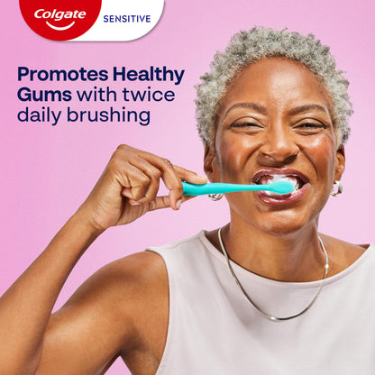 Colgate Whitening Toothpaste for Sensitive Teeth, Enamel Repair and Cavity Protection, Fresh Mint Gel, 6 Oz (Pack of 3)