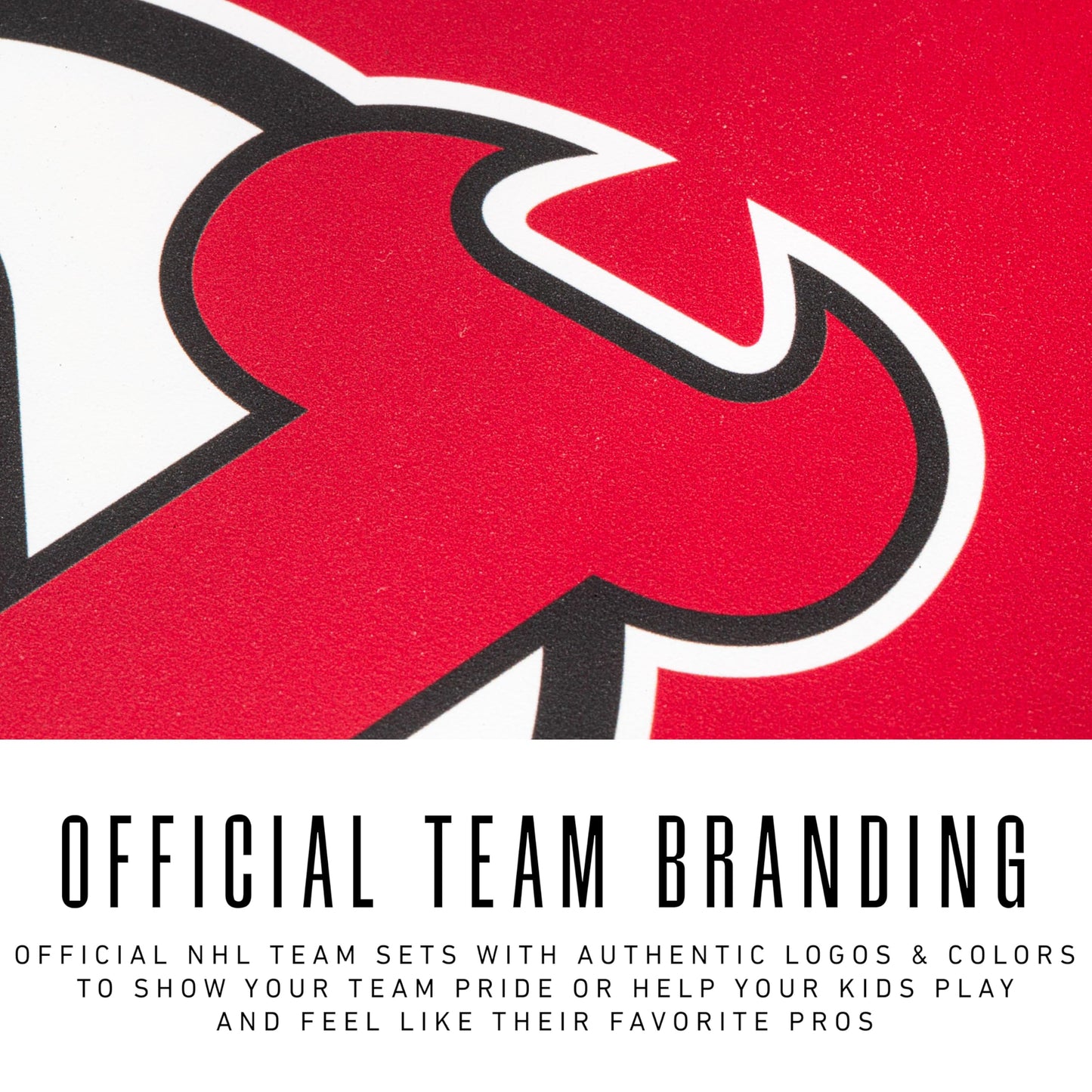 Franklin Sports NHL New Jersey Devils Pickleball Paddle - Official NHL Team Rackets - USAP (USAPA) Approved Premium Quality Pickleball Paddles - Authentic Team Logos + Colors