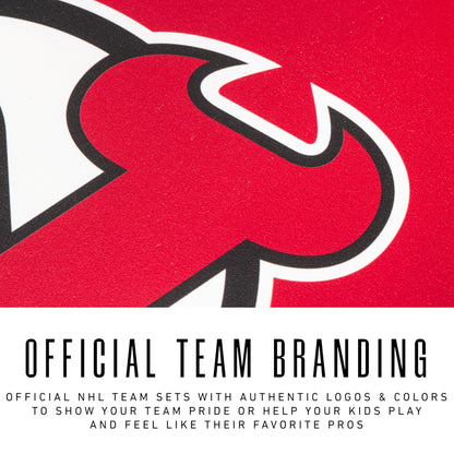 Franklin Sports NHL New Jersey Devils Pickleball Paddle - Official NHL Team Rackets - USAP (USAPA) Approved Premium Quality Pickleball Paddles - Authentic Team Logos + Colors