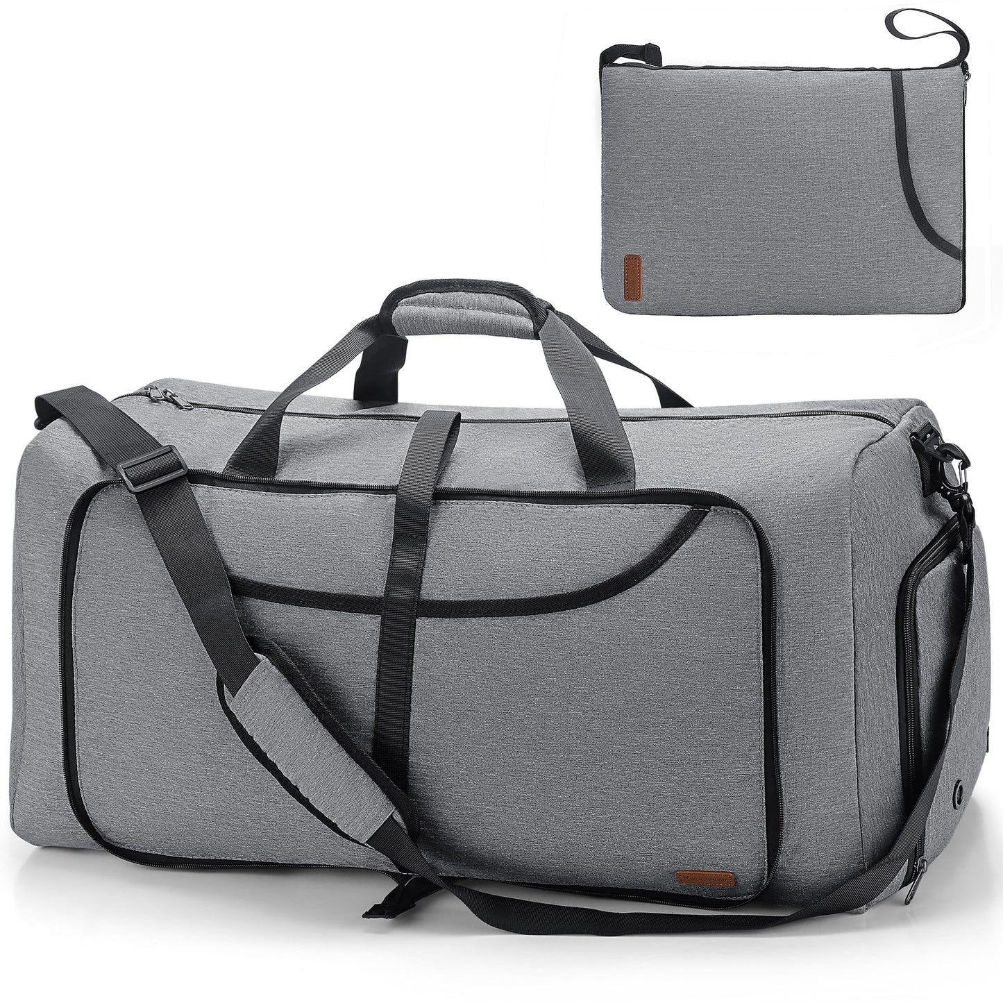 100L Duffle Bag for Travel, Large Foldable Waterproof Travel Duffel Bags Weekender Overnight Bag for Men and Women with Shoe Compartment