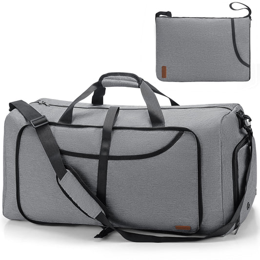 100L Duffle Bag for Travel, Large Foldable Waterproof Travel Duffel Bags Weekender Overnight Bag for Men and Women with Shoe Compartment