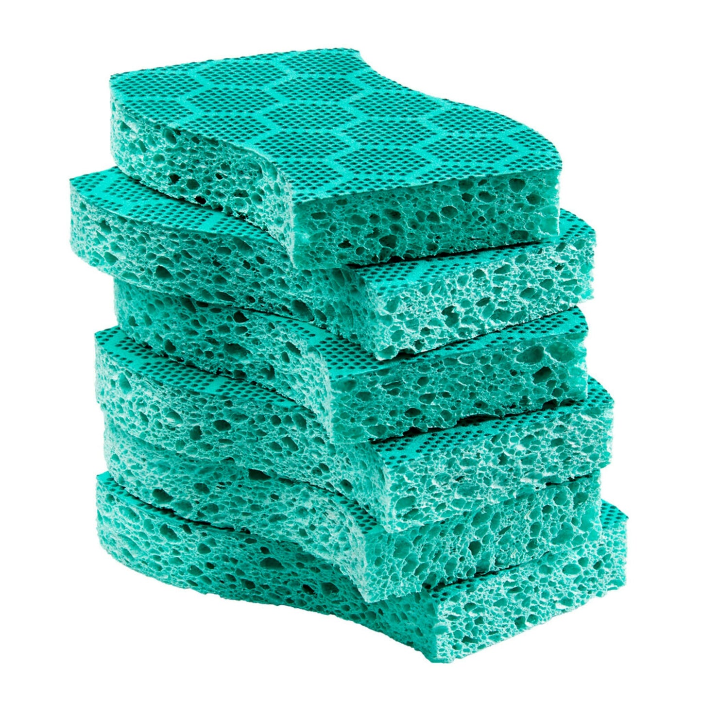 Scotch-Brite Scrub Dots Heavy Duty Sponge, Powerful Scrubbing, Rinses Clean, Green, 6 Count