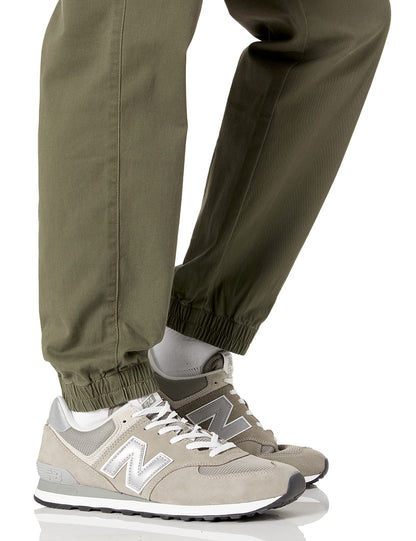 Amazon Essentials Men's Straight-Fit Jogger Pant, Olive, X-Large