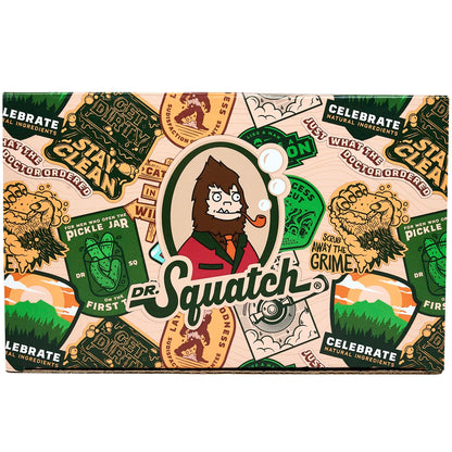 Dr. Squatch Men’s Soap & Deodorant Bundle - Birthday Gifts for Men - Bar Soap, Aluminum Free Deodorant Men - Gifts for Men (8 Piece Bundle)