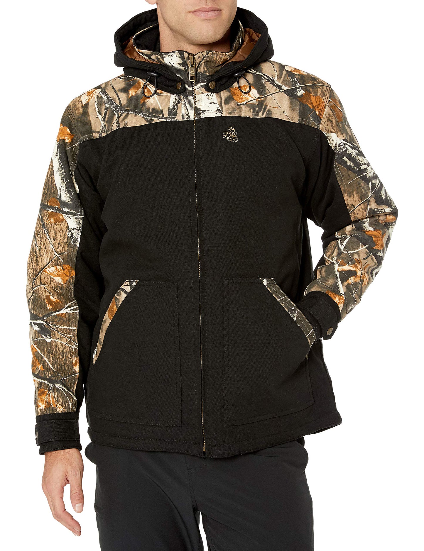 Legendary Whitetails Men's Canvas Cross Trail Workwear Coat, Black, XX-Large