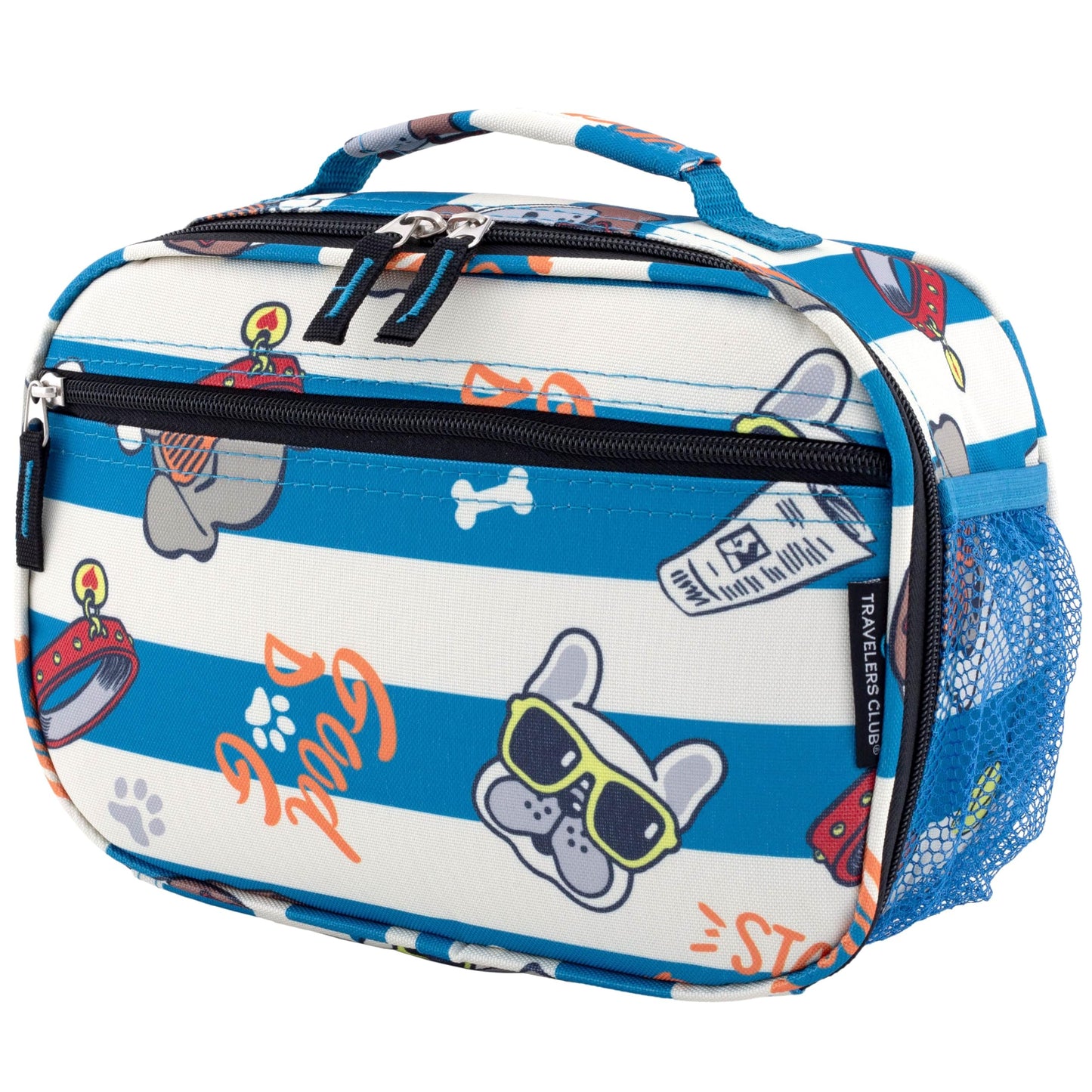 Travelers Club 5 Piece Kids' Luggage Set, Cool Dog