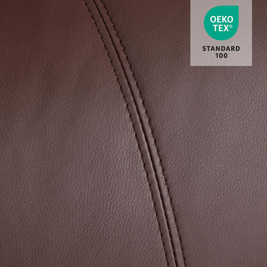 MCombo Electric Power Lift Recliner Chair Sofa with Massage and Heat for Elderly, 3 Positions, 2 Side Pockets, and Cup Holders, USB Ports, Faux Leather 7040 (Light Brown, Medium)