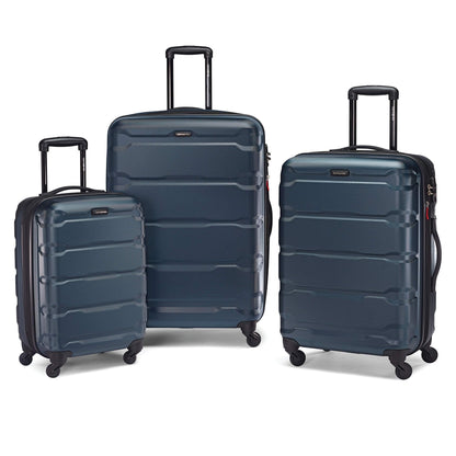 Samsonite Omni PC Hardside Expandable Luggage with Spinner Wheels, Teal, Carry-On 20-Inch